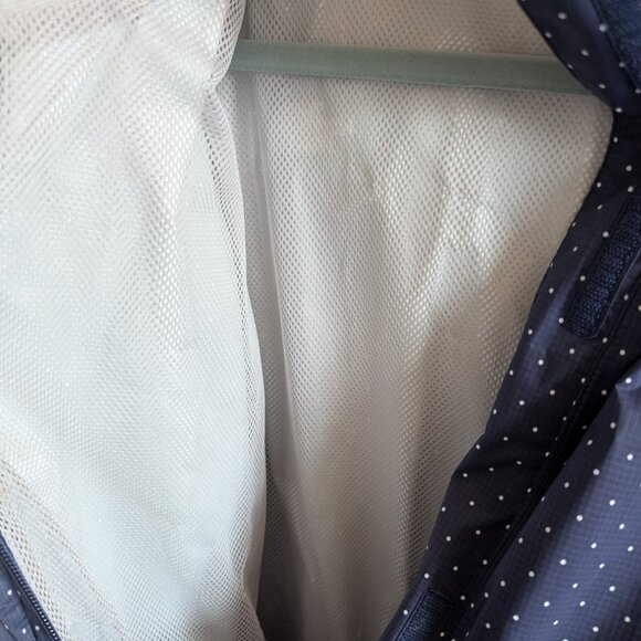 The North Face Resolve Polka Dot Rain Jacket Dryvent Navy White XL Outdoors - Picture 12 of 16